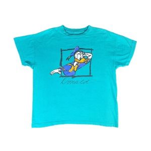 Donald Duck Vintage T Shirt Disney Designs Womens Size XL